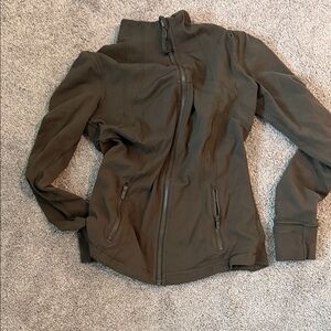 lululemon athletica Olive Zip-Up Utility Jacket